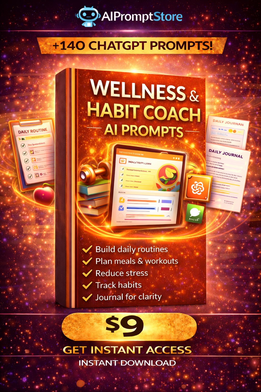 AI Wellness & Habit Coach Prompts